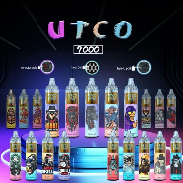 UTCO Gorilla 7000 Einweg E-Zigarette Disposable Kit Wiederaufladbar gnstig kaufen Deutschland vapormo.de UTCO Gorilla 7000 Einweg E-Zigarette Disposable Kit Wiederaufladbar gnstig kaufen Deutschland vapormo.de