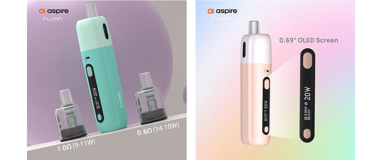 Aspire Fluffi Pod Kit 1500mAh