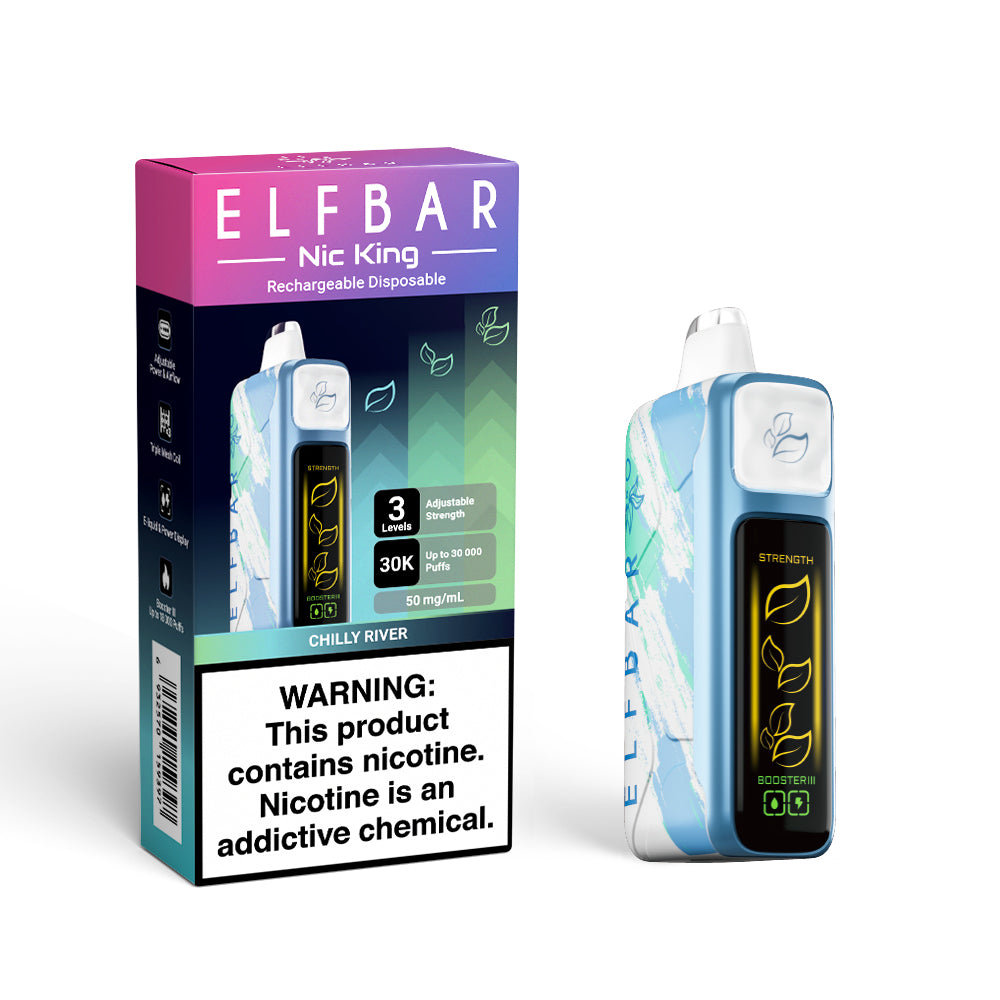 ELF BAR Nic King 30K Puffs Wiederaufladbares Einweg Kit (30000 Puffs) - 💥 Nehme 4 Zahle NUR 3! + Ab einem Einkauf von 100€ 2 Mystery Gratis💥