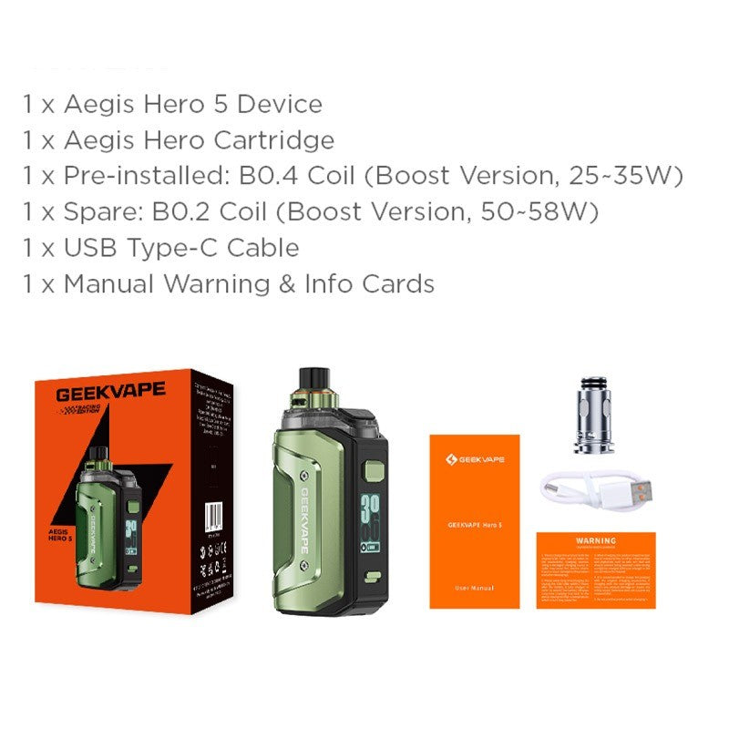 GeekVape Aegis Hero 5 Pod Kit 50W