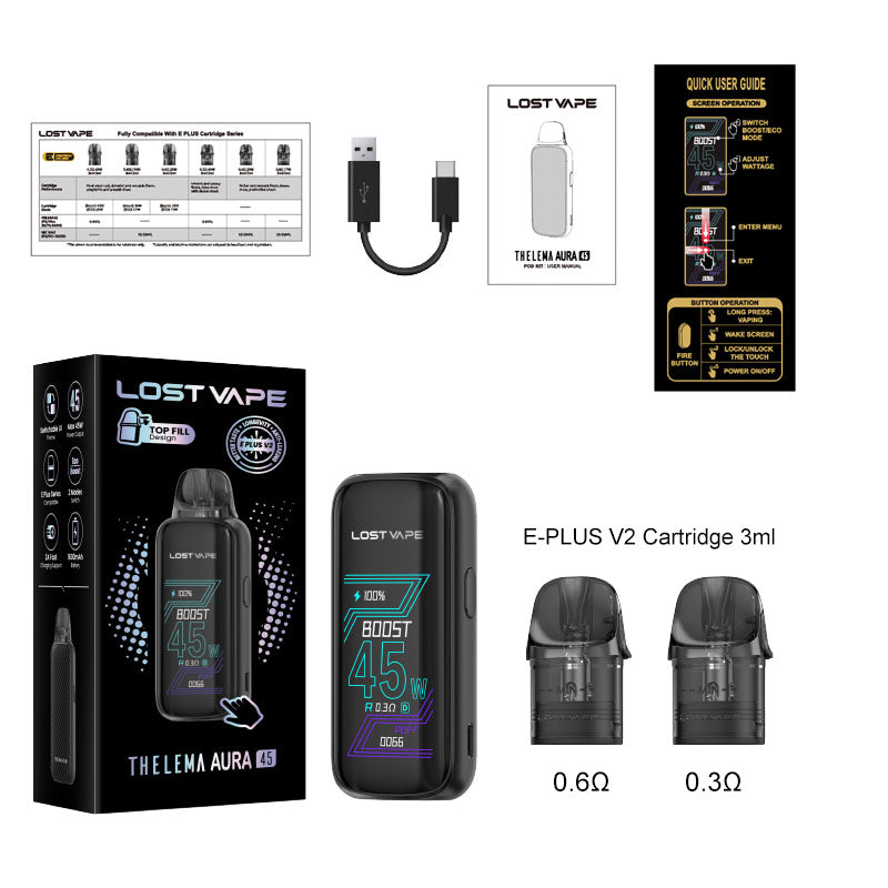 Lost Vape Thelema Aura 45 Pod Kit 45W