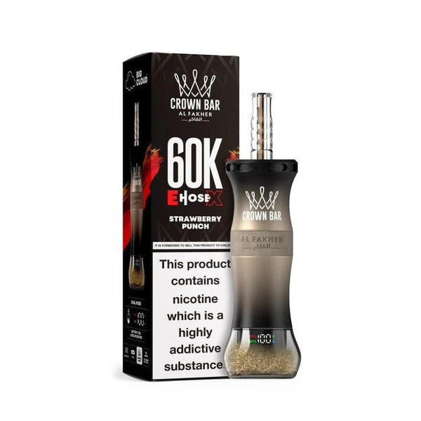 AL Fakher Crown Bar 60K 60000 Puffs E-Hose X Einweg Kit- 💥 Nehme 4 Zahle NUR 3! + Ab einem Einkauf von 100€ 1 Mystery Gratis💥