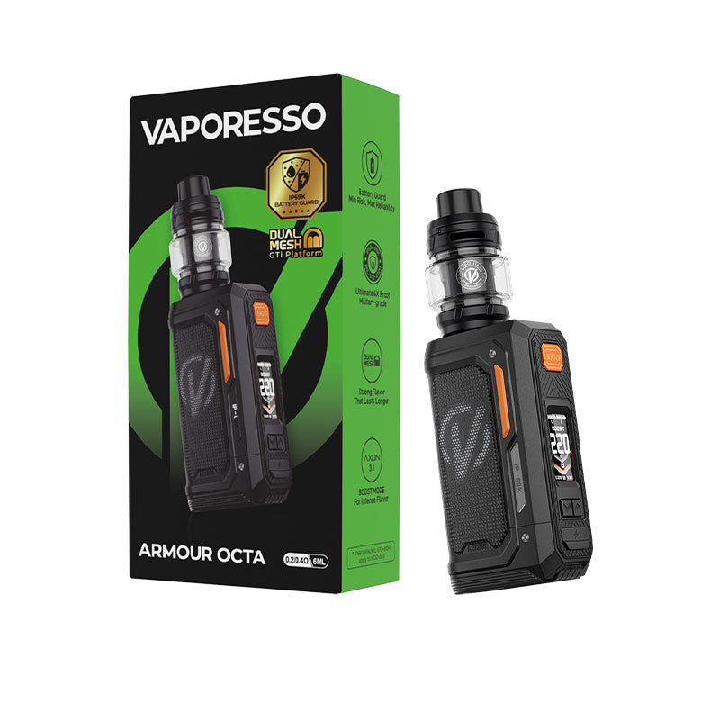 Vaporesso Armour OCTA Kit 220W mit iTank T Dual Mesh Verdampfer 6ml