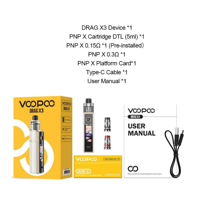 VOOPOO Drag X3 Pod Mod Kit 80W