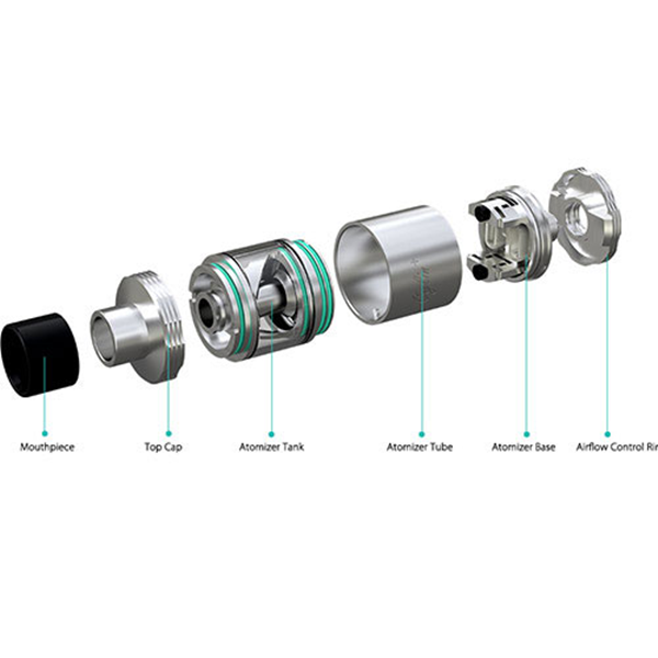 WISMEC Cylin Plus RTA/RDA Tank Verdampfer - 3,5ml