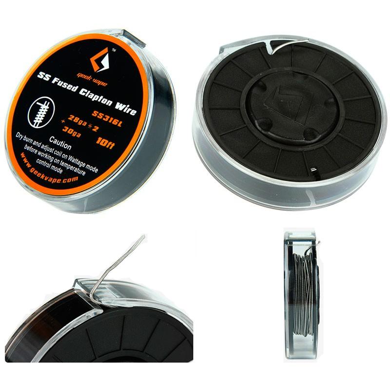 Geekvape SS Fixierter Clapton Draht 10ft