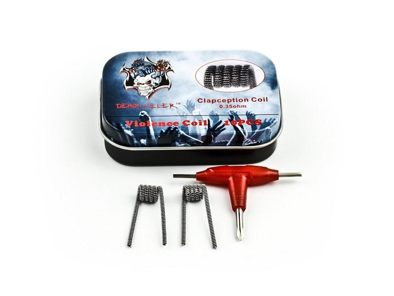Demon Killer Clapton Fertigwicklung Coil Fertigcoil 0,35 Ohm - 10 Stück / Packung
