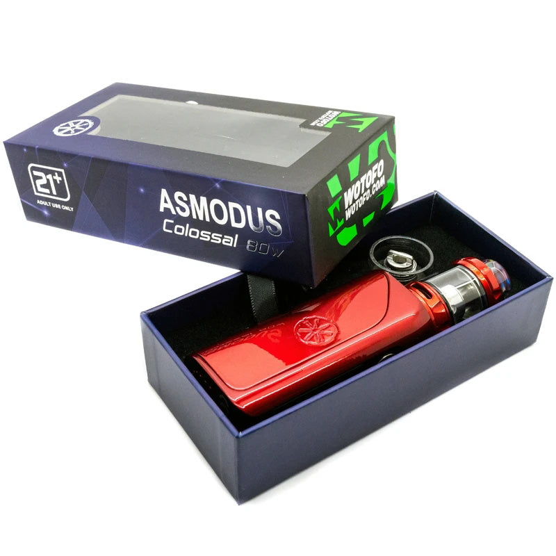 Asmodus Colossal 80W Mod mit Wotofo Flow Tank 4ml