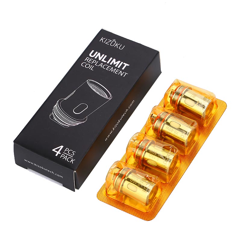 KIZOKU Unlimit Ersatz Coil 4Stück/Packung