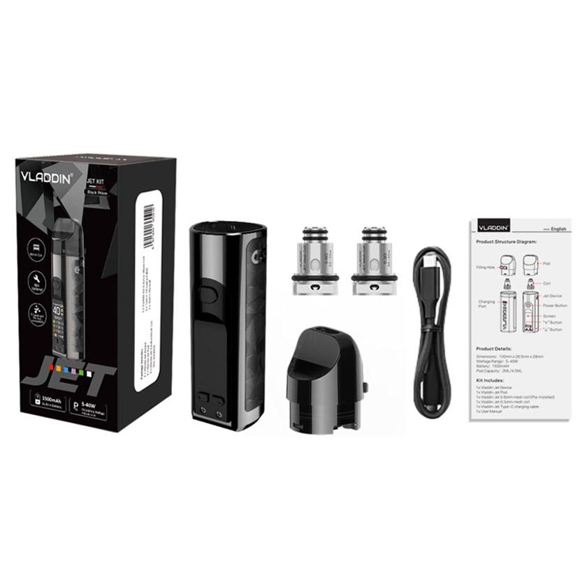 Vladdin Jet 40W Pod Mod Kit 1500mAh