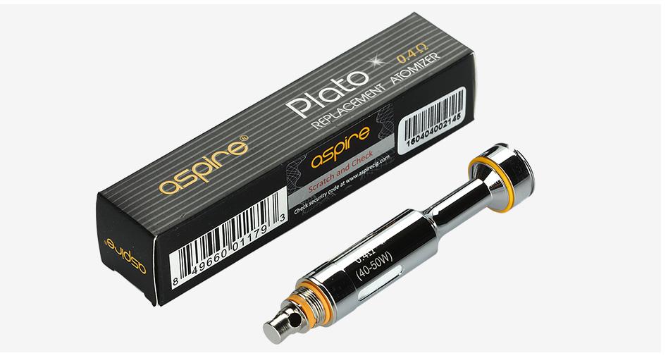 Aspire Plato Ersatz Kanthal Clapton Fertigwicklung Coil Fertigcoil 0,4 Ohm - 1 Stück / Packung