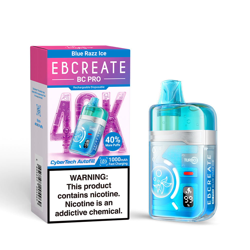EBCREATE BC PRO 40K 40000 Puffs Einweg Kit - 💥 Nehme 5 Zahle NUR 4! + Ab einem Einkauf von 100€ 2 Mystery Gratis💥