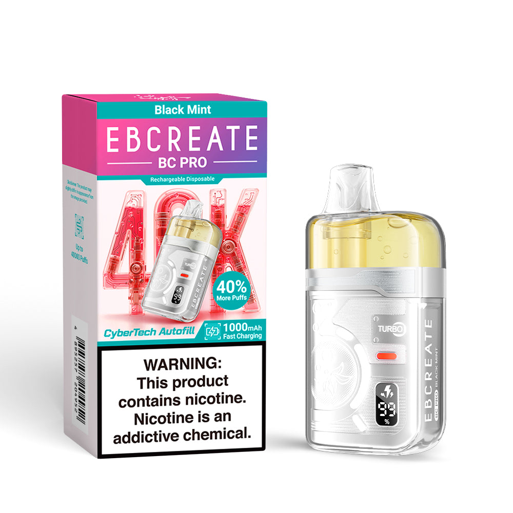 EBCREATE BC PRO 40K 40000 Puffs Einweg Kit - 💥 Nehme 5 Zahle NUR 4! + Ab einem Einkauf von 100€ 2 Mystery Gratis💥