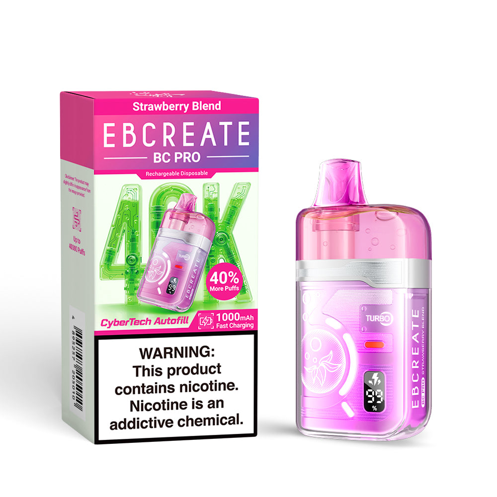EBCREATE BC PRO 40K 40000 Puffs Einweg Kit - 💥 Nehme 5 Zahle NUR 4! + Ab einem Einkauf von 100€ 2 Mystery Gratis💥