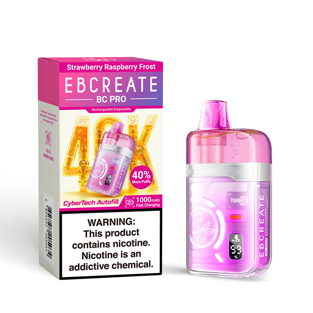 EBCREATE BC PRO 40K 40000 Puffs Einweg Kit - 💥 Nehme 5 Zahle NUR 4! + Ab einem Einkauf von 100€ 2 Mystery Gratis💥