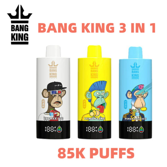 Bang King Triple 85K 3in1 Einweg Kit (85000 Puffs)