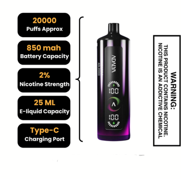 Adalya Edition 20K 20000 Puffs Einweg Kit - 💥 Nehme 4 Zahle NUR 3! + Ab einem Einkauf von 100€ 2 Mystery Gratis💥