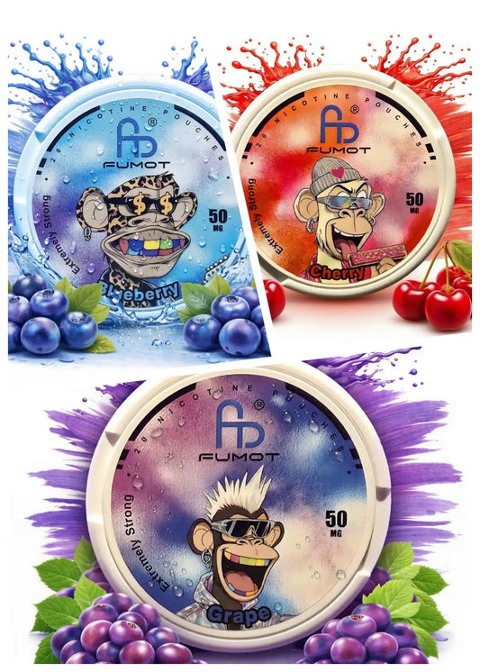 Fumot White Snus - 50MG / 11MG / 30MG Nic Pouches / Nikotinbeutel