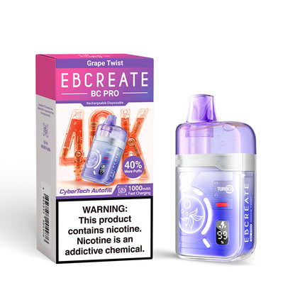 EBCREATE BC PRO 40K 40000 Puffs Einweg Kit - 💥 Nehme 5 Zahle NUR 4! + Ab einem Einkauf von 100€ 2 Mystery Gratis💥
