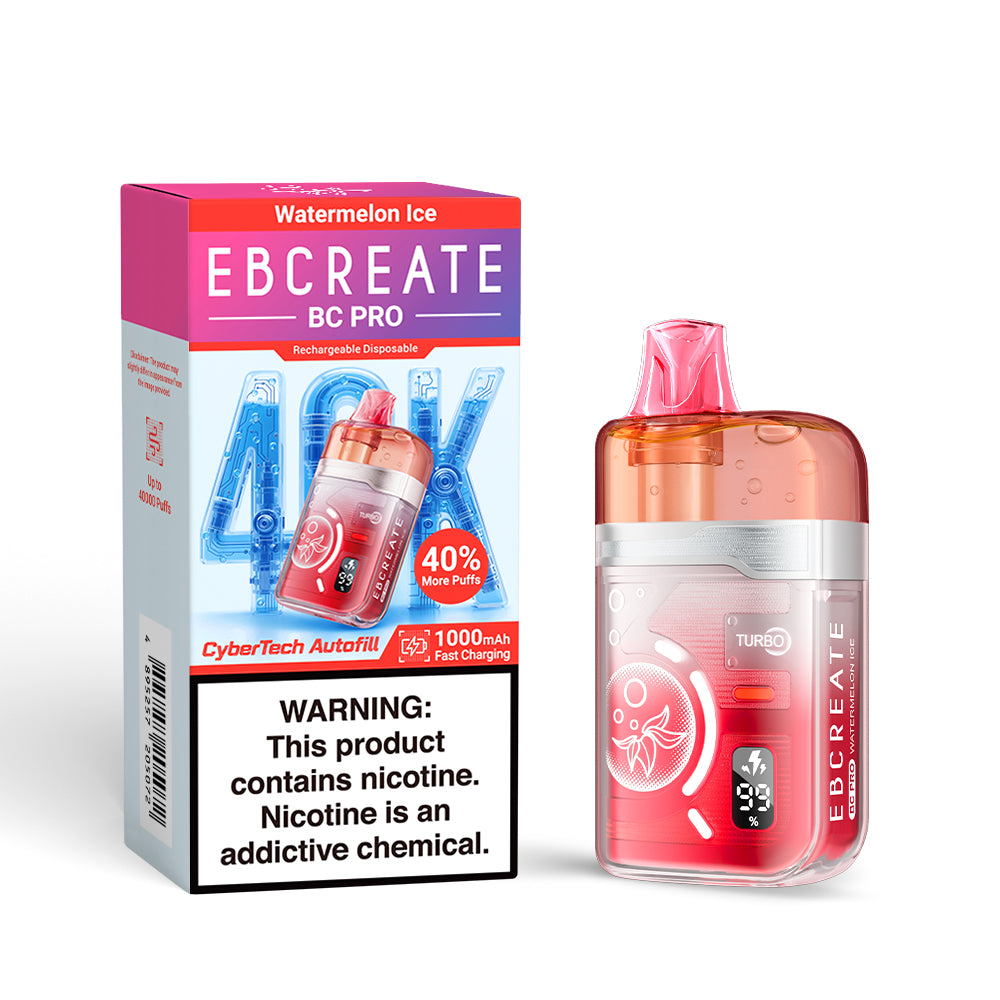 EBCREATE BC PRO 40K 40000 Puffs Einweg Kit - 💥 Nehme 5 Zahle NUR 4! + Ab einem Einkauf von 100€ 2 Mystery Gratis💥