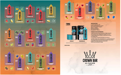 AL Fakher Crown Bar 30K Hypermax Vorgefülltes Einweg Kit - 💥 BLACK Friday WEEK - Nehme 4 Zahle NUR 3! + Ab einem Einkauf von 100€ 1 Mystery Vapes Gratis + Ab einem Einkauf von 150€ 2 Mystery Vapes Gratis 💥