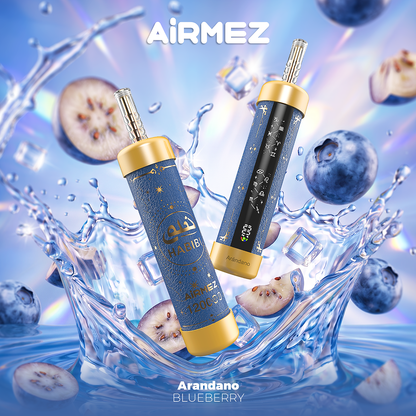 Airmez HABIBI 120K 120000 Puffs Shisha Hookah Wiederaufladbares Einweg Kit - 💥 Nehme 4 Zahle NUR 3! + Ab einem Einkauf von 120€ 2 Mystery Gratis💥