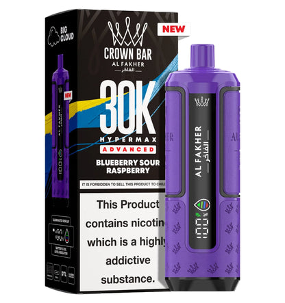 AL Fakher Crown Bar 30K Hypermax Vorgefülltes Einweg Kit - 💥 BLACK Friday WEEK - Nehme 4 Zahle NUR 3! + Ab einem Einkauf von 100€ 1 Mystery Vapes Gratis + Ab einem Einkauf von 150€ 2 Mystery Vapes Gratis 💥
