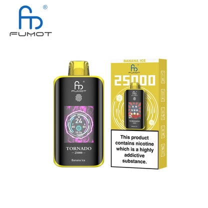 [Clearance Sale] Fumot Randm Tornado 25000 25K Puffs Wiederaufladbares Einweg Kit (Touch Switch) - 💥 Nehme 5 Zahle NUR 4! + Ab einem Einkauf von 100€ 2 Mystery Gratis💥