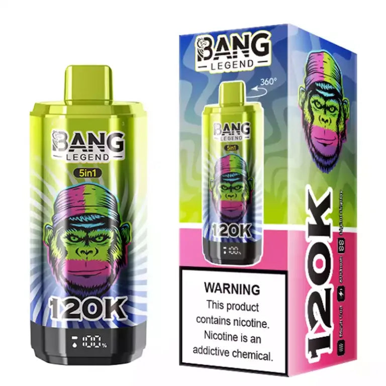 Bang Legend 120000 120K Puffs 5-in-1 Einweg Kit gnstig kaufen jetzt bei vapormo.de Bang Legend 120000 120K Puffs 5-in-1 Einweg Kit gnstig kaufen jetzt bei vapormo.de