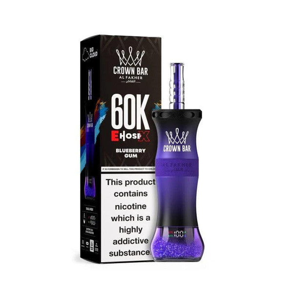 AL Fakher Crown Bar 60K 60000 Puffs E-Hose X Einweg Kit- 💥 Nehme 4 Zahle NUR 3! + Ab einem Einkauf von 100€ 1 Mystery Gratis💥
