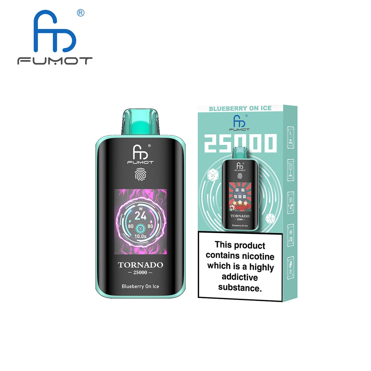 [Clearance Sale] Fumot Randm Tornado 25000 25K Puffs Wiederaufladbares Einweg Kit (Touch Switch) - 💥 Nehme 5 Zahle NUR 4! + Ab einem Einkauf von 100€ 2 Mystery Gratis💥