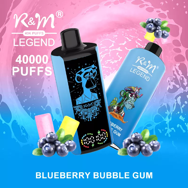 R&M LEGEND 40000 Puffs Mega Screen Wiederaufladbare Einweg Kit (10 Stück/Packung)