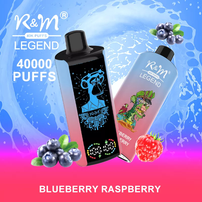 R&M LEGEND 40000 Puffs Mega Screen Wiederaufladbare Einweg Kit (10 Stück/Packung)