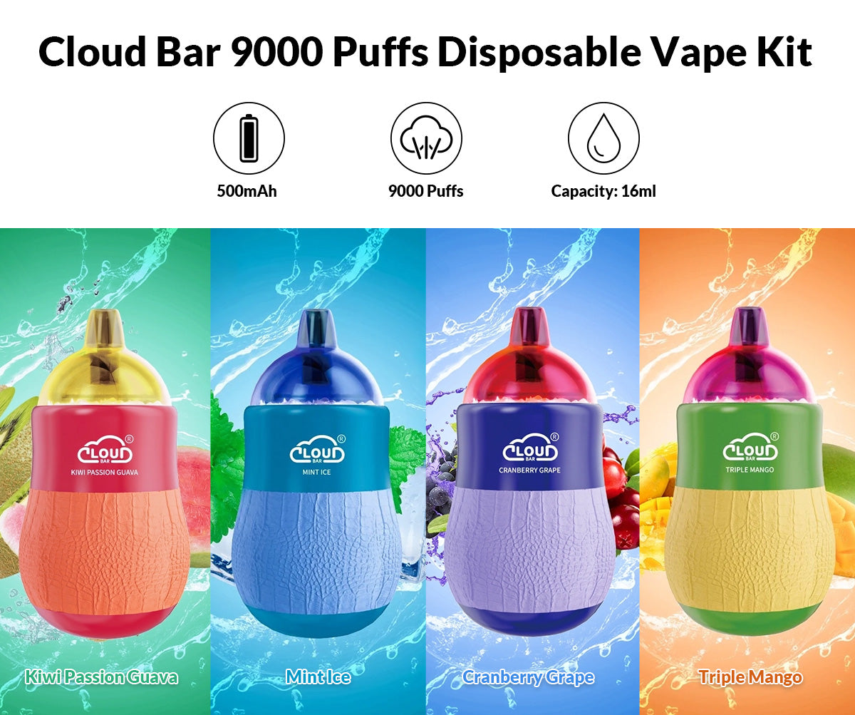 Cloud Bar 9000 Puffs Einweg Kit 16ml
