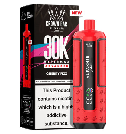 AL Fakher Crown Bar 30K Hypermax Vorgefülltes Einweg Kit - 💥 BLACK Friday WEEK - Nehme 4 Zahle NUR 3! + Ab einem Einkauf von 100€ 1 Mystery Vapes Gratis + Ab einem Einkauf von 150€ 2 Mystery Vapes Gratis 💥