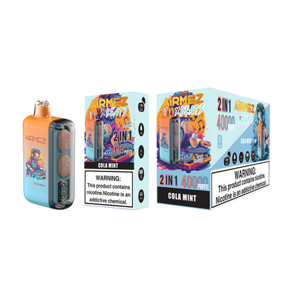 AiRMEZ Xbeats 40000 40K Puffs Einweg Kit mit TWS Earphones- 💥 BLACK Friday WEEK - Nehme 4 Zahle NUR 3! + Ab einem Einkauf von 100€ 1 Mystery Vapes Gratis + Ab einem Einkauf von 150€ 2 Mystery Vapes Gratis 💥