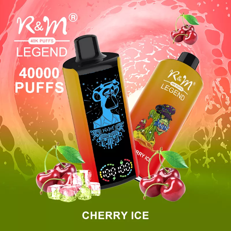 R&M LEGEND 40000 Puffs Mega Screen Wiederaufladbare Einweg Kit (10 Stück/Packung)