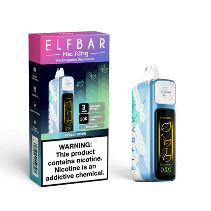 ELF BAR Nic King 30K Puffs Wiederaufladbares Einweg Kit (30000 Puffs) - 💥 Nehme 4 Zahle NUR 3! + Ab einem Einkauf von 100€ 2 Mystery Gratis💥