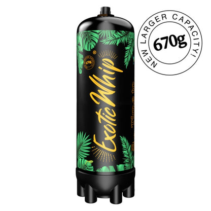 Exotic Whip Sahnekapsel 670g N2O Einweg Lachgastank