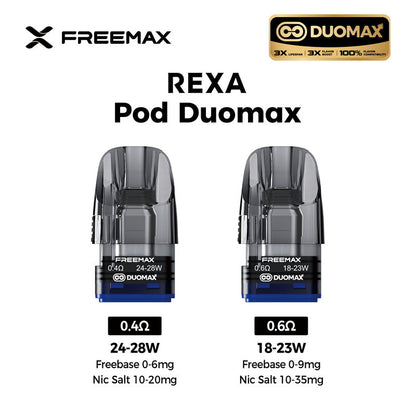 Freemax Rexa Ersatz Pod Kartusche 3ml (3 Stück/Packung)