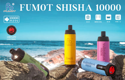 Fumot RandM Shisha 10000 DTL Wiederaufladbares Einweg Vape Kit - 💥Weihnachtsgeschenke sind da! Nehme 4 Zahle NUR 3! + Ab einem Einkauf von 100€ 1 Mystery Vapes Gratis + Kostenloser Versand!!💥