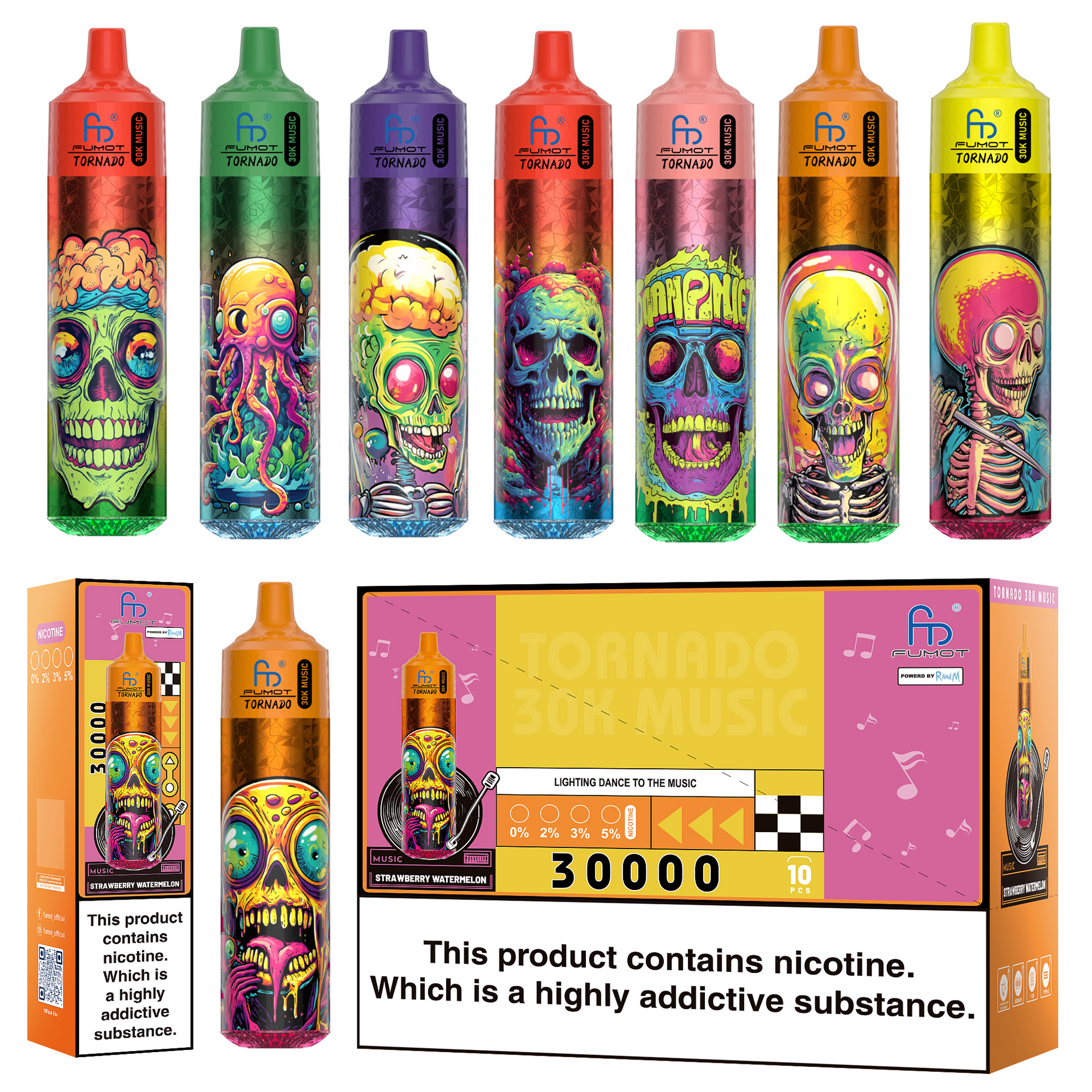 Fumot Randm Tornado 30000 Puffs Music Wiederaufladbares Einweg Kit online kaufen jetzt bei vapormo.de Fumot Randm Tornado 30000 Puffs Music Wiederaufladbares Einweg Kit online kaufen jetzt bei vapormo.de