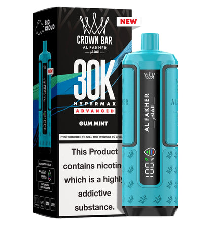 AL Fakher Crown Bar 30K Hypermax Vorgefülltes Einweg Kit - 💥 BLACK Friday WEEK - Nehme 4 Zahle NUR 3! + Ab einem Einkauf von 100€ 1 Mystery Vapes Gratis + Ab einem Einkauf von 150€ 2 Mystery Vapes Gratis 💥