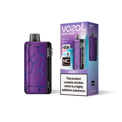 Vozol Neon 45000 Puffs Vorgefülltes Einweg Kit 24ml (45K Puffs) - 💥 BLACK Friday WEEK - Nehme 4 Zahle NUR 3! + Ab einem Einkauf von 100€ 1 Mystery Vapes Gratis + Ab einem Einkauf von 150€ 2 Mystery Vapes Gratis 💥