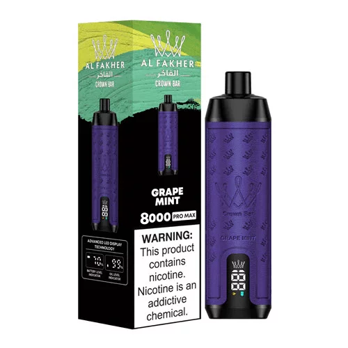 AL Fakher Crown Bar Pro 8000 Puffs Wiederaufladbares Einweg Kit Kaufen online vapormo.de AL Fakher Crown Bar Pro 8000 Puffs Wiederaufladbares Einweg Kit Kaufen online vapormo.de