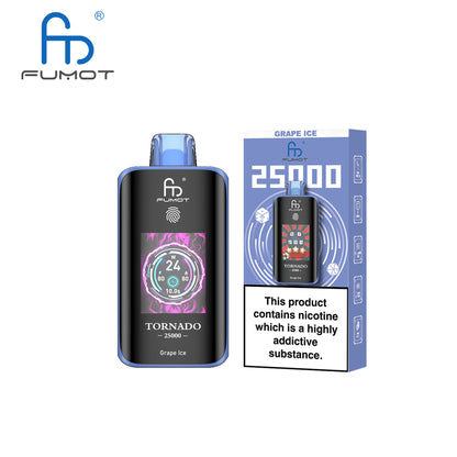 [Clearance Sale] Fumot Randm Tornado 25000 25K Puffs Wiederaufladbares Einweg Kit (Touch Switch) - 💥 Nehme 5 Zahle NUR 4! + Ab einem Einkauf von 100€ 2 Mystery Gratis💥
