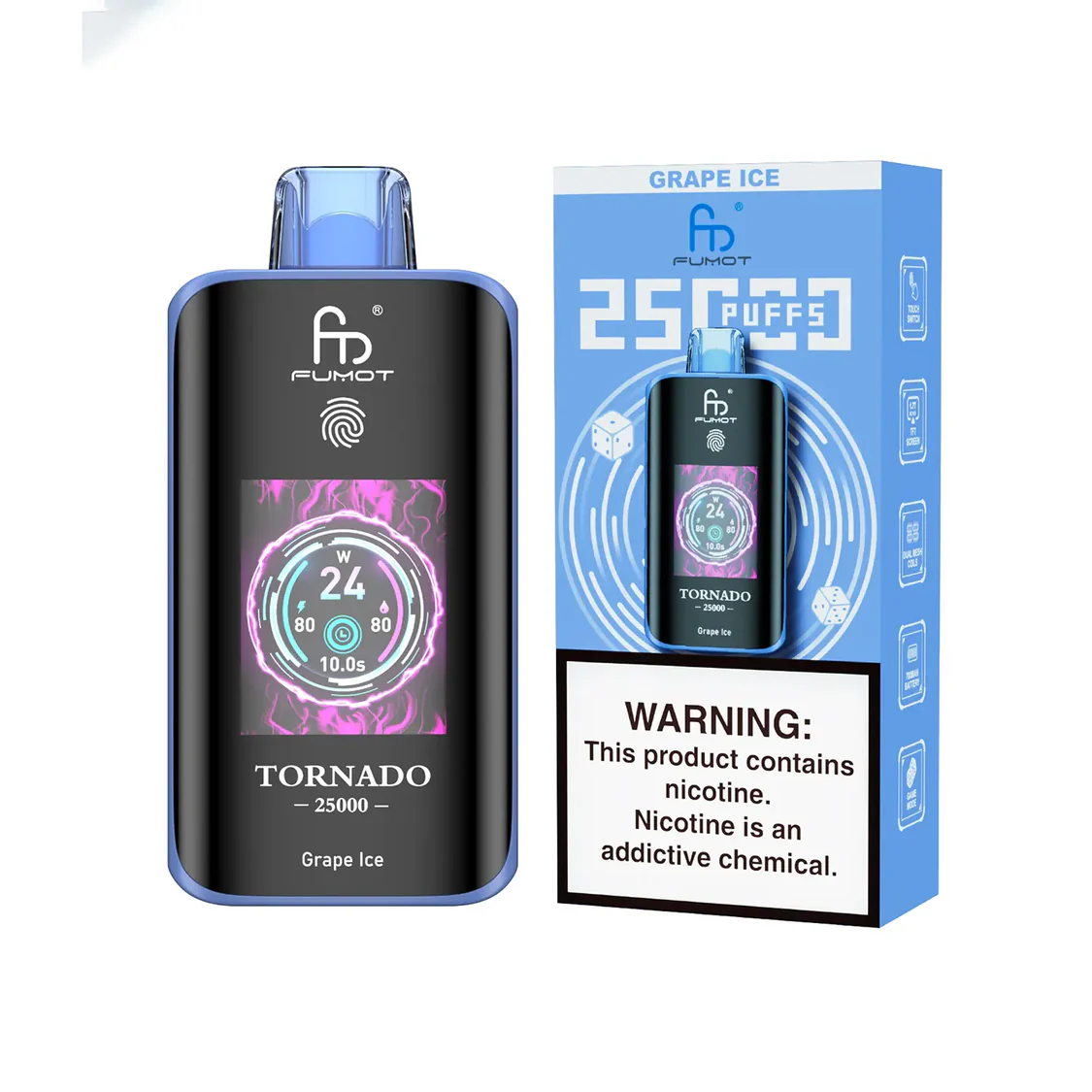 Fumot Randm Tornado 25000 Puff Wiederaufladbares Einweg Kit (Touch-Schalter) online gnstig kaufen | vapormo.de Fumot Randm Tornado 25000 Puff Wiederaufladbares Einweg Kit (Touch-Schalter) online gnstig kaufen | vapormo.de