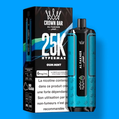 AL Fakher Crown Bar 25K Hypermax Einweg Kit (25000 Puffs) kaufen jetzt bei vapormo.de AL Fakher Crown Bar 25K Hypermax Einweg Kit (25000 Puffs) kaufen jetzt bei vapormo.de