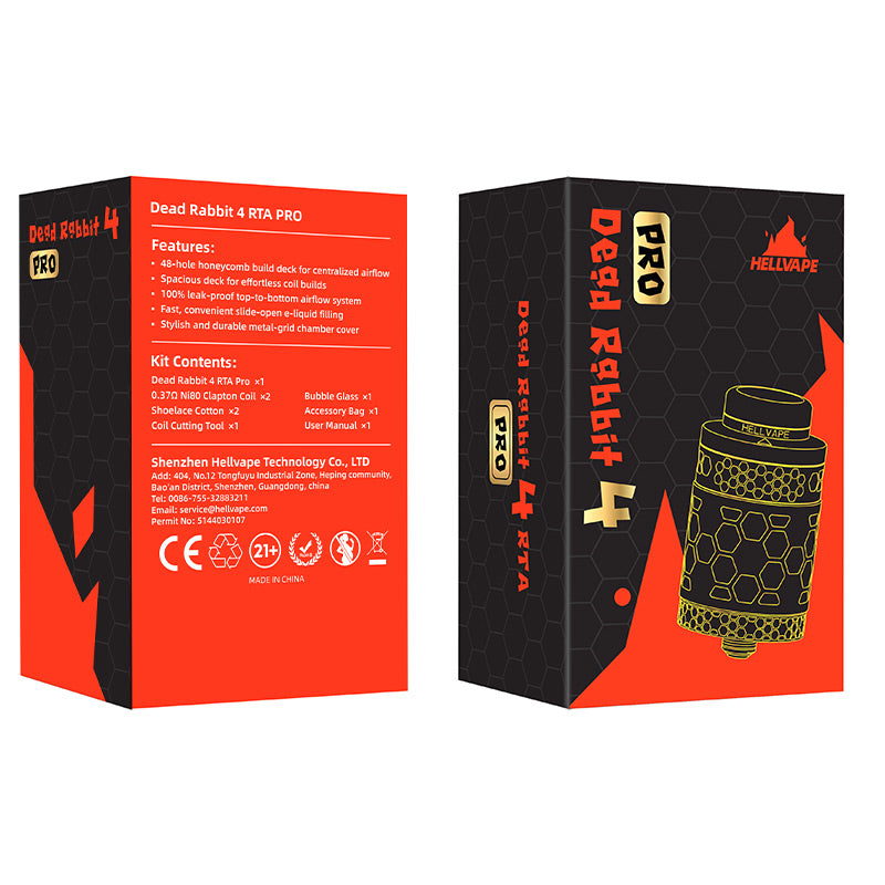 Hellvape Dead Rabbit 4 RTA Pro Verdampfer 5,5 ml