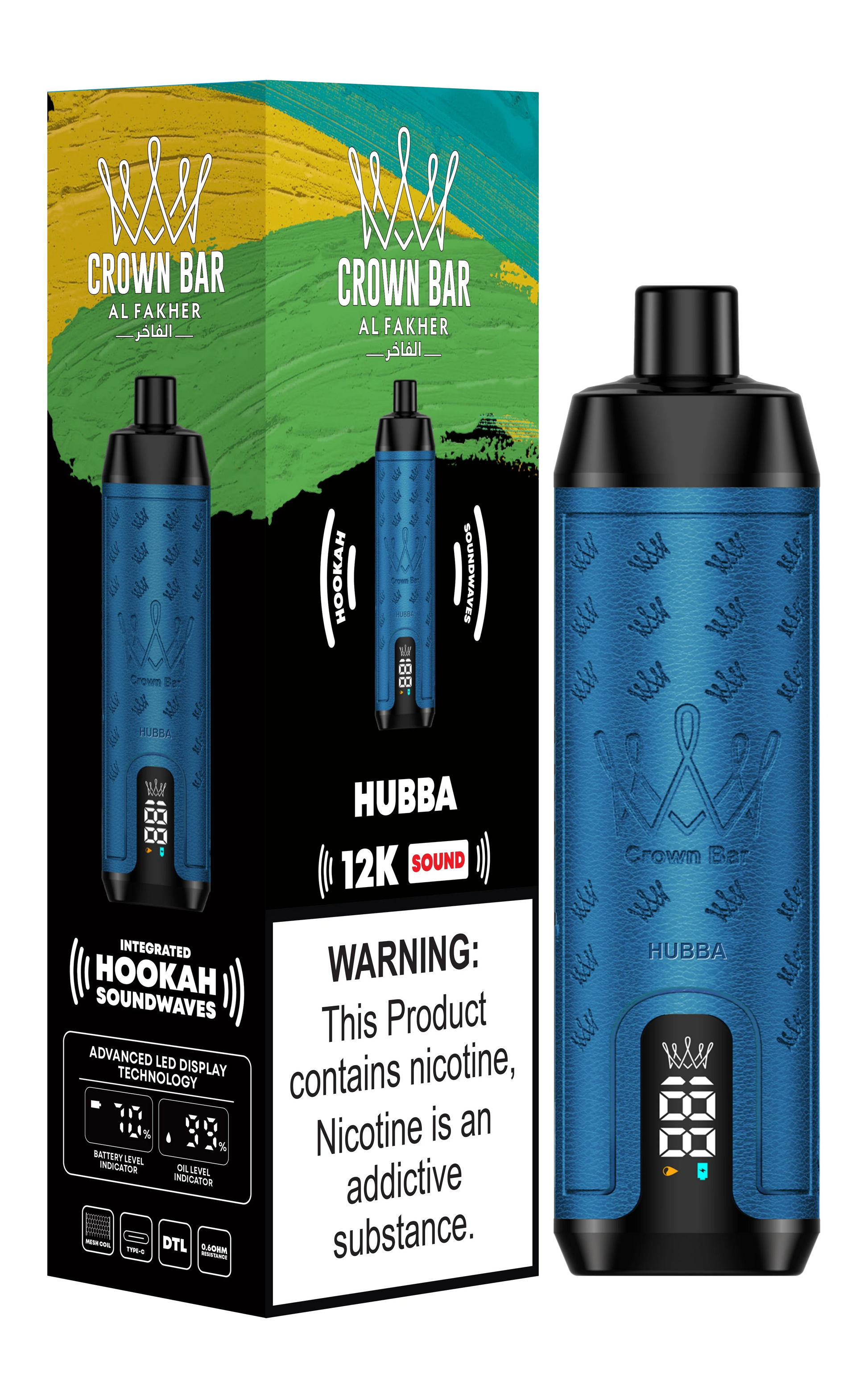 Al Fakher Vape Kindersicherung AI Fakher Crown Bar 12000 Puffs Shisha Hookah Einweg Vape Kaufen Sale Al Fakher Vape Kindersicherung AI Fakher Crown Bar 12000 Puffs Shisha Hookah Einweg Vape Kaufen Sale